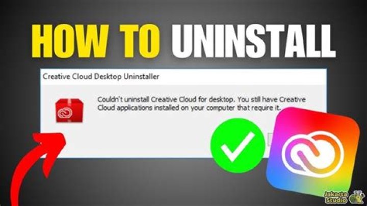 Uninstall Adobe Creative Cloud without removing pre-existing app