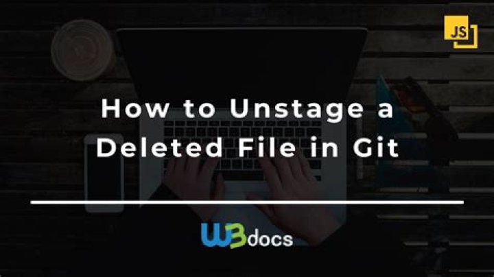 Unstage a deleted file in git