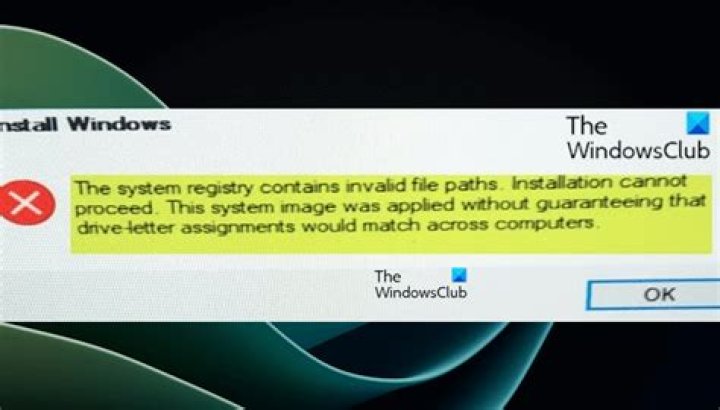 Upgrade Windows 7 to Windows 10 via MDT: The system registry cointains invalid file paths