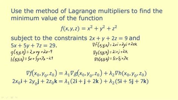 Use LaGrange multipliers to find maximum and minimum values