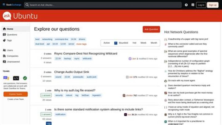 User Hongoman - Ask Ubuntu