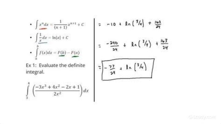 Using integral definition to solve this integral