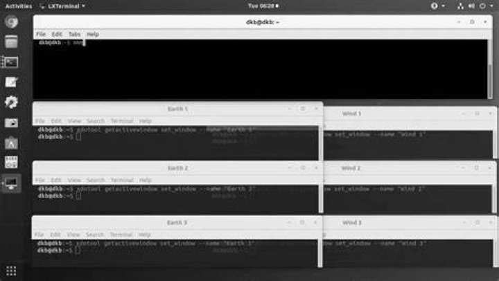 Using xdotool to minimize/maximize groups of terminal windows