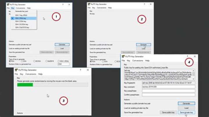 Vagrant ssh : Puttygen can't generate ssh-2rsa key in Windows