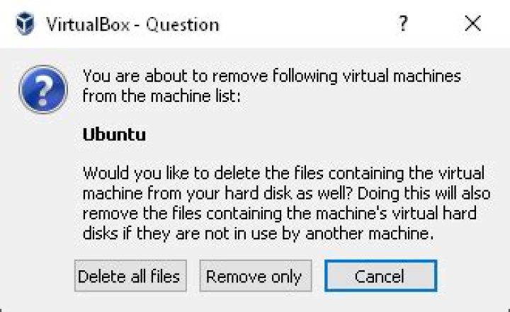 vbox remove vm