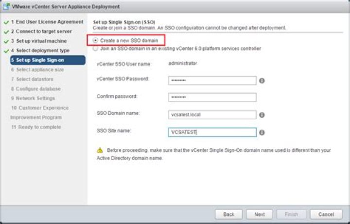 vCenter login: An error occurred when processing the metadata during vCenter Single Sign-On setup
