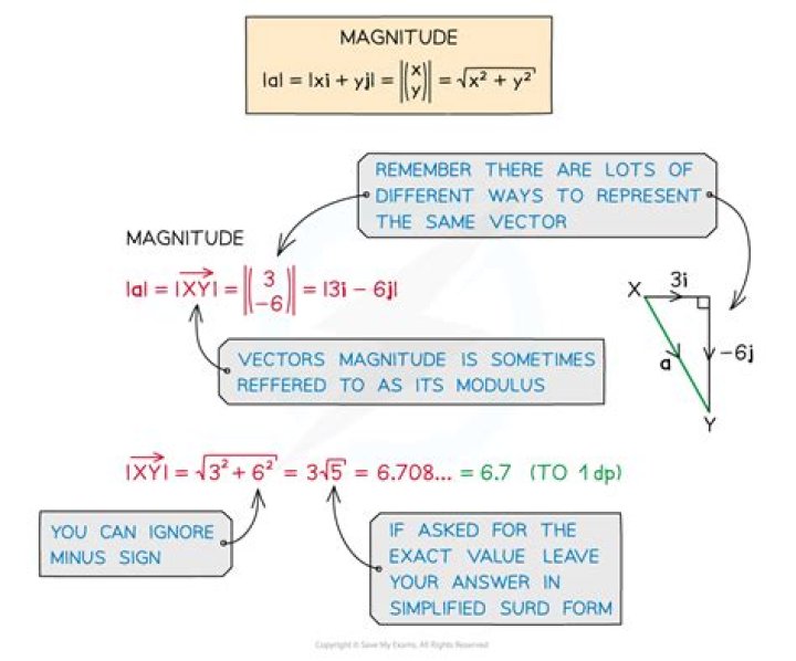 Vector magnitude notation
