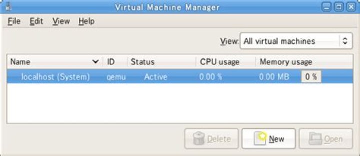 virt-manager screenshot