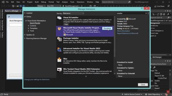 Visual Studio Installer
