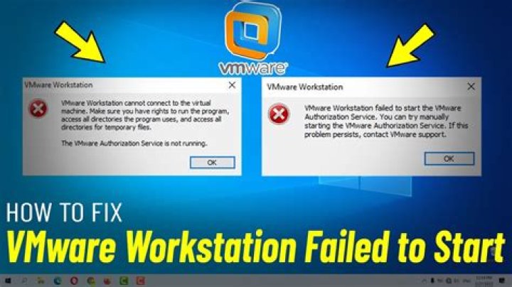 VMware failed image