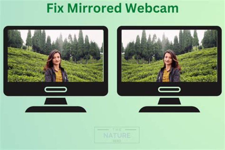 Webcam image mirrored