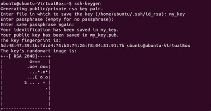 What are the recommended arguments for ssh-keygen?