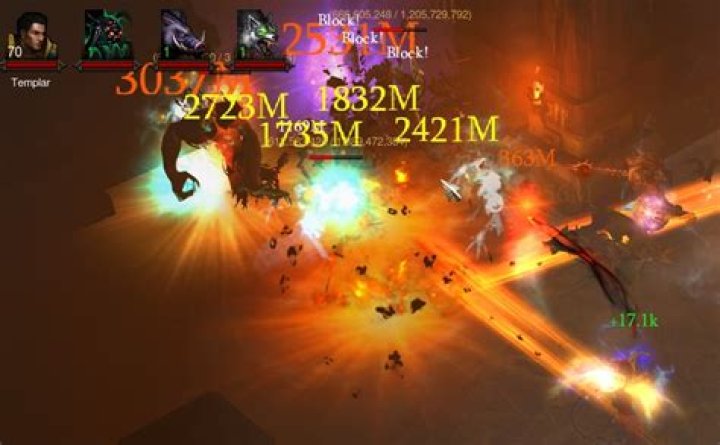What do the colors mean on damage numbers?