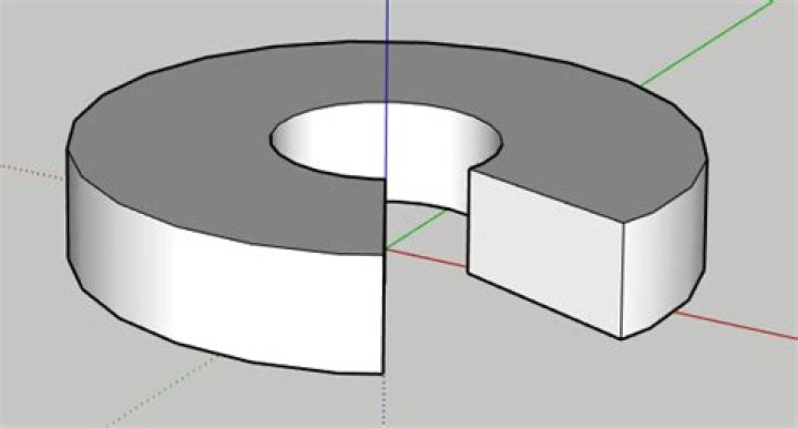 What do you call a 3D annulus/cylindrical shell and parts of it?