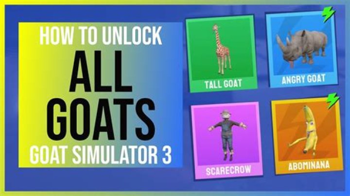 What goats can I unlock?