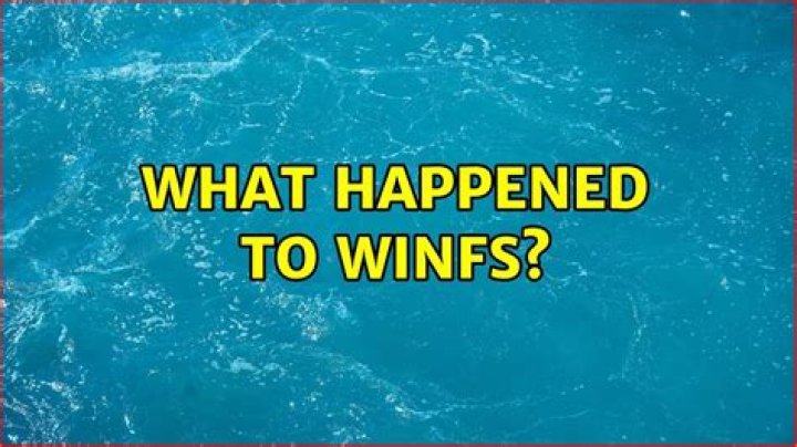 What happened to WinFS?