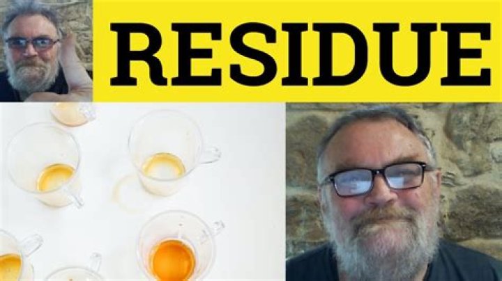 What is a residue?