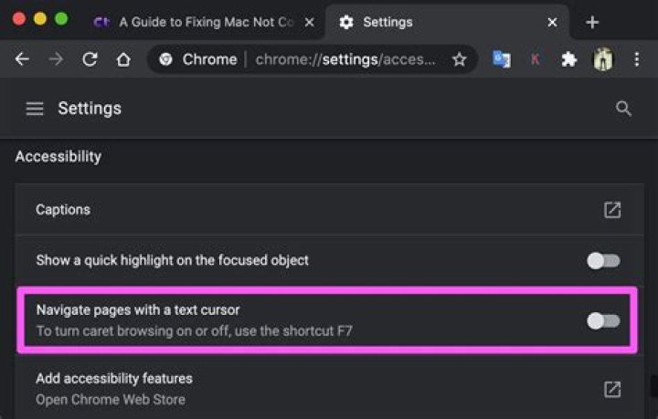 What is Caret Browsing mode in Firefox?