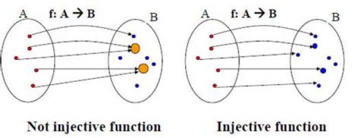 What is the exact definition of an Injective Function