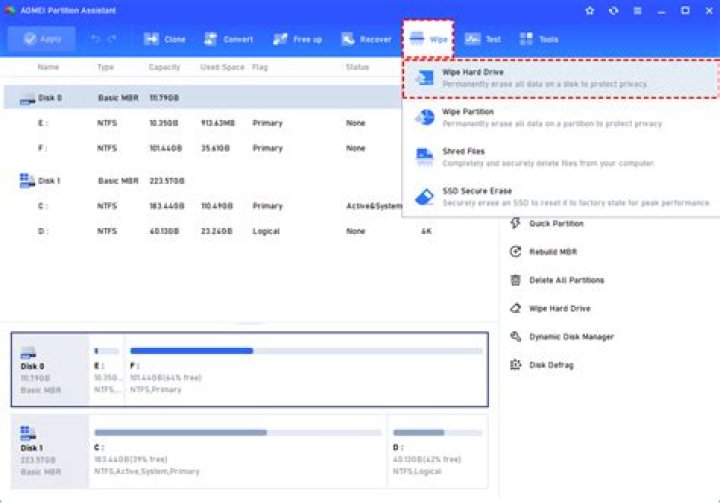 what is the fastest way to erase/wipe hard drive? [duplicate]