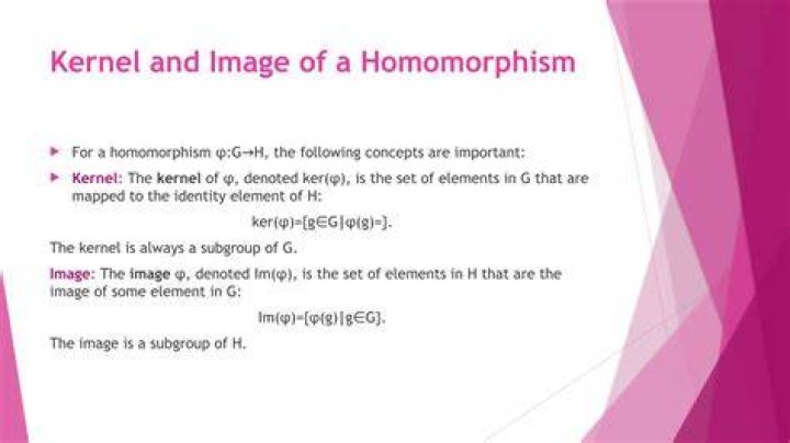 What is the kernel of a homomorphism?