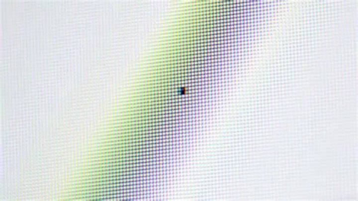 What is the reason of blue pixels (noise) on screen?