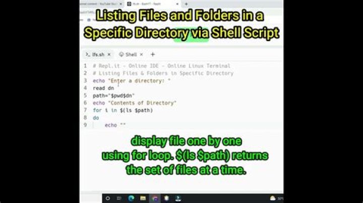 What is the shell command to display contents of a file?