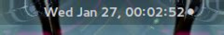 What is the strange dot that appeared next to the time when gone midnight?
