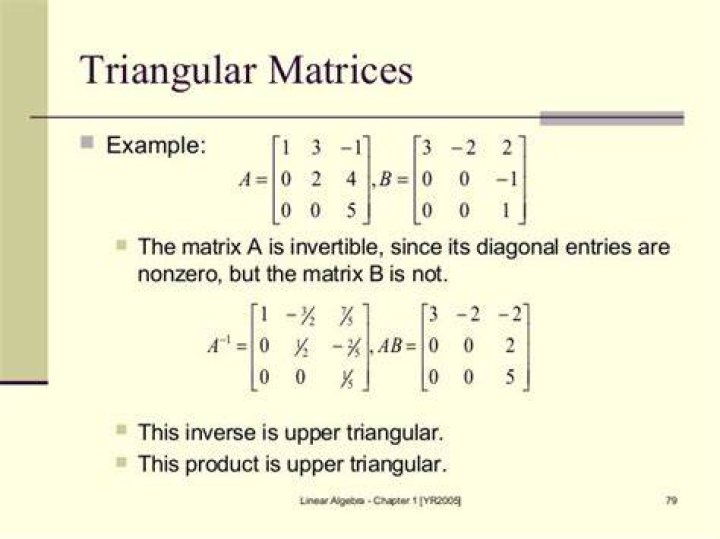 When is an upper triangular matrix invertible?