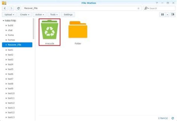 Where are files in the Recycle Bin stored, in respect of partitions?
