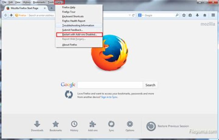 Where can I find a Mozilla Firefox crash log?