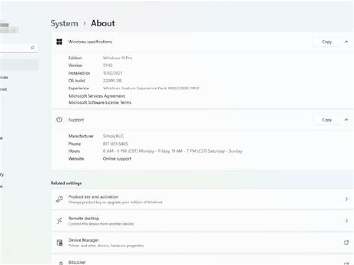 Where to find Vista's service pack level?