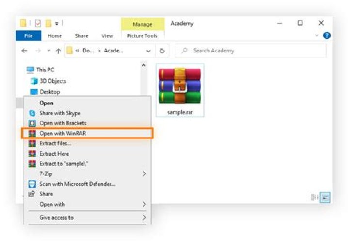 Why can't I open a specific rar file in a specific computer, but it opens on other computer?