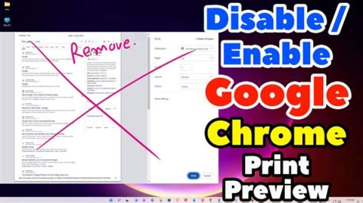 Why can't I print in Google Chrome