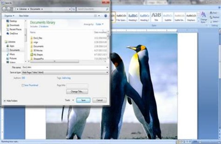 Why can't I save as picture? (Word 2010)
