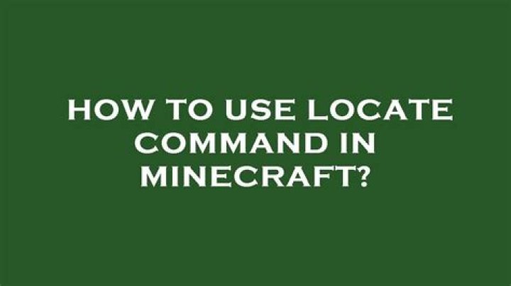 Why does the /locate command in minecraft not work?