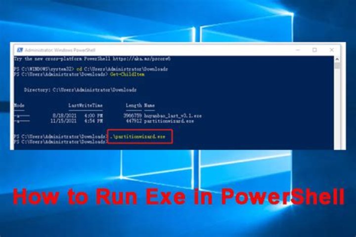 Why doesnt the executable I run through powershell generate output?