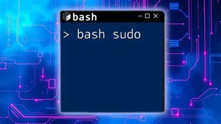 Why is sudo bash needed?