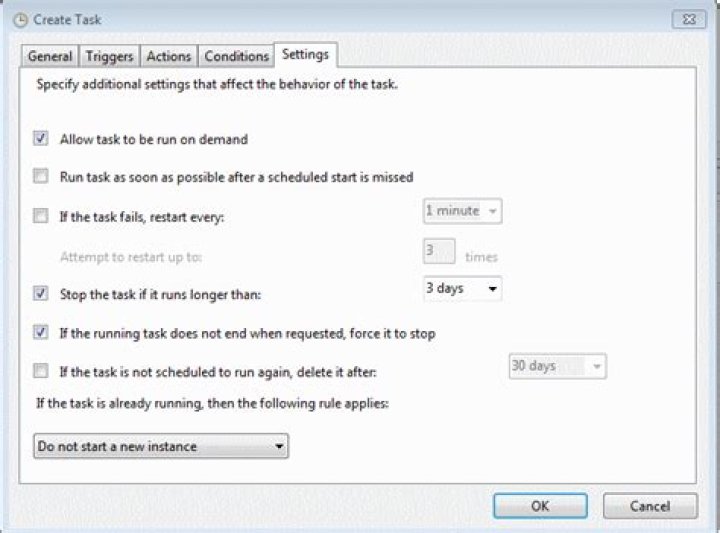 Will Windows Scheduled Tasks execute if the computer was off at the scheduled time?