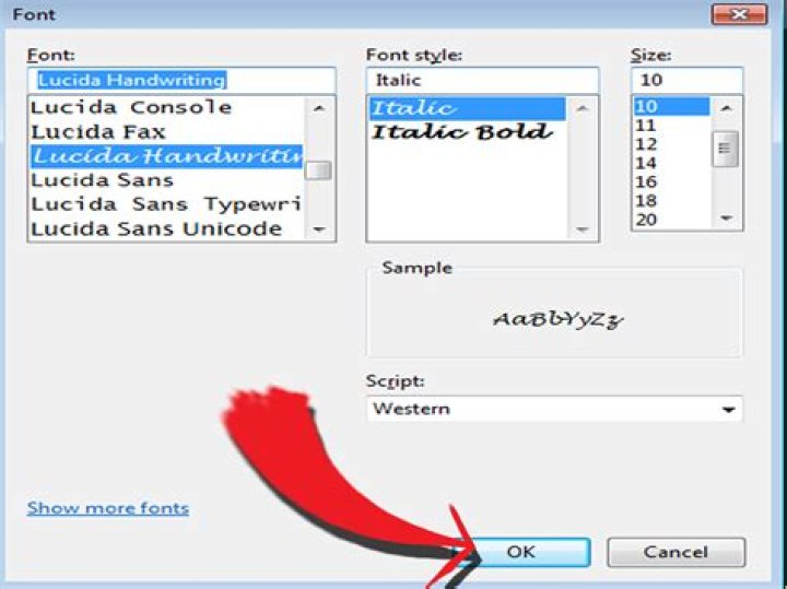 Win10: Notepad: How to change the default font?