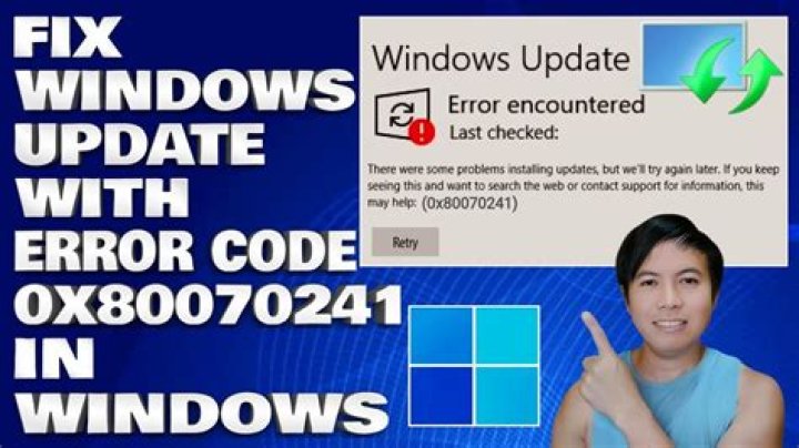 Windows 10: 0x80070241 - Download Error (Windows Update)