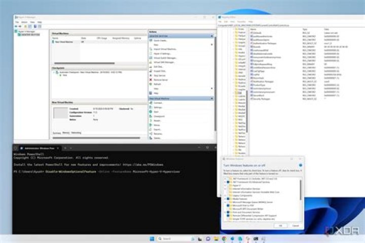 Windows 10 Hyper-V, how to completely uninstall, reset all settings