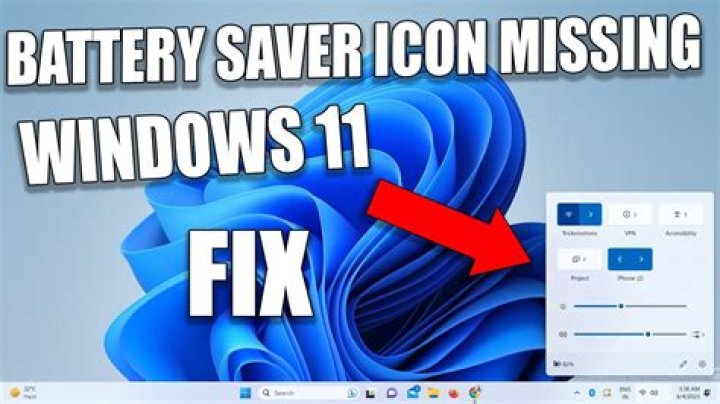 Windows 10 laptop REALLY doesn't want to show battery icon