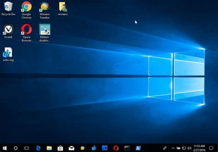 Windows 10 Taskbar