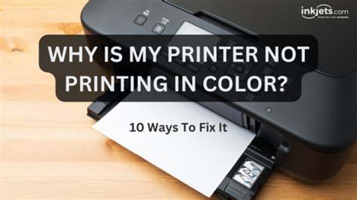 Windows 7 can't print color