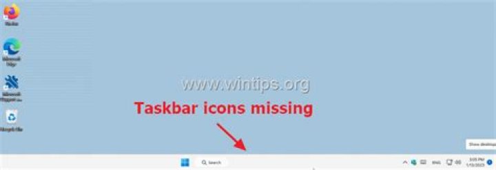 Windows system taskbar icons disappeared