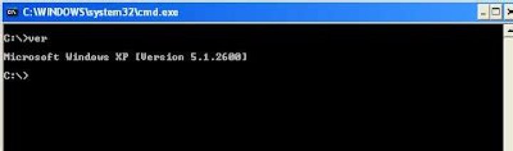 Windows version from command line