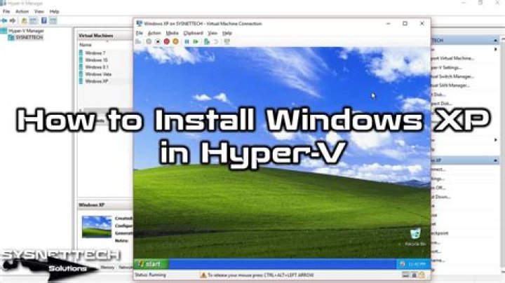 Windows XP in Hyper-V (Host Win 10) No Mouse