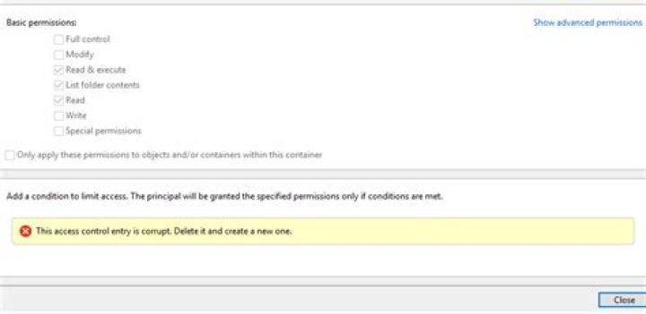 WindowsApps folder says permissions are corrupted and need to be deleted, is this normal or critical?