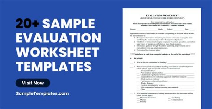 Worksheet Sample